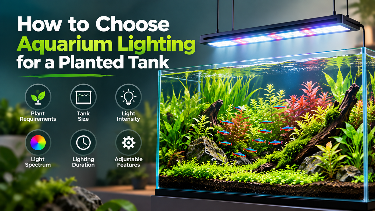 How to Choose Aquarium Lighting for a Planted Tank