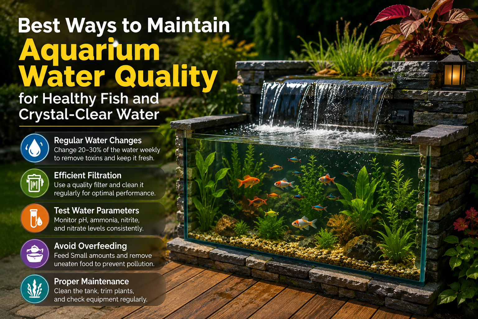 Best Ways to Maintain Aquarium Water Quality for Healthy Fish and Crystal-Clear Water