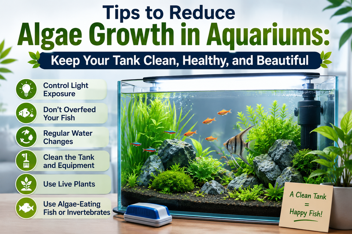 Tips to Reduce Algae Growth in Aquariums: Keep Your Tank Clean, Healthy, and Beautiful