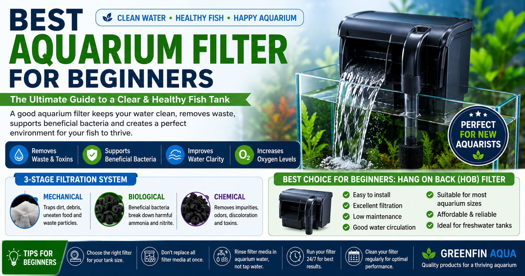 BEST AQARIUM FILTER FOR BEGINNERS