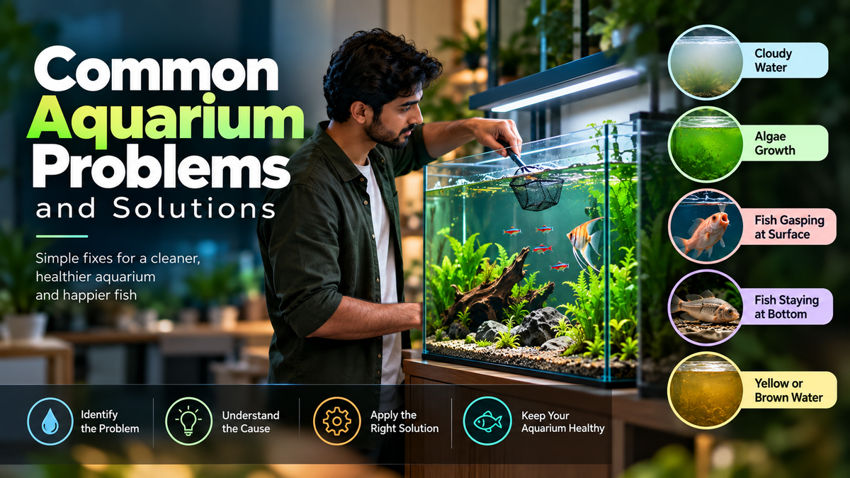 Common Aquarium Problems and Solutions: A Complete Guide for Healthy Fish