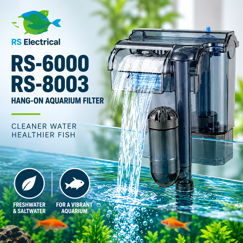 RS Electrical aquarium hang on filter