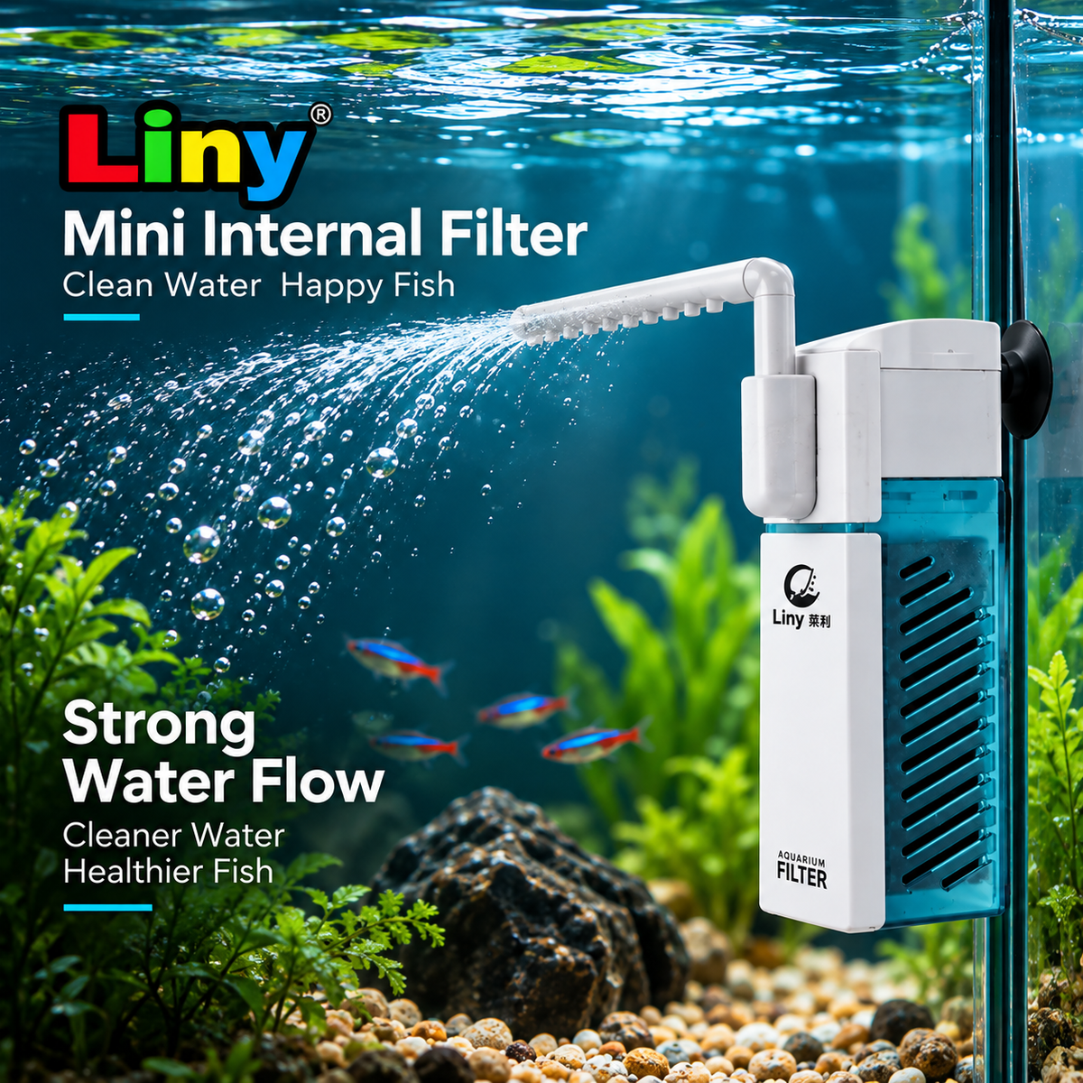 Liny aquarium mini internal filter