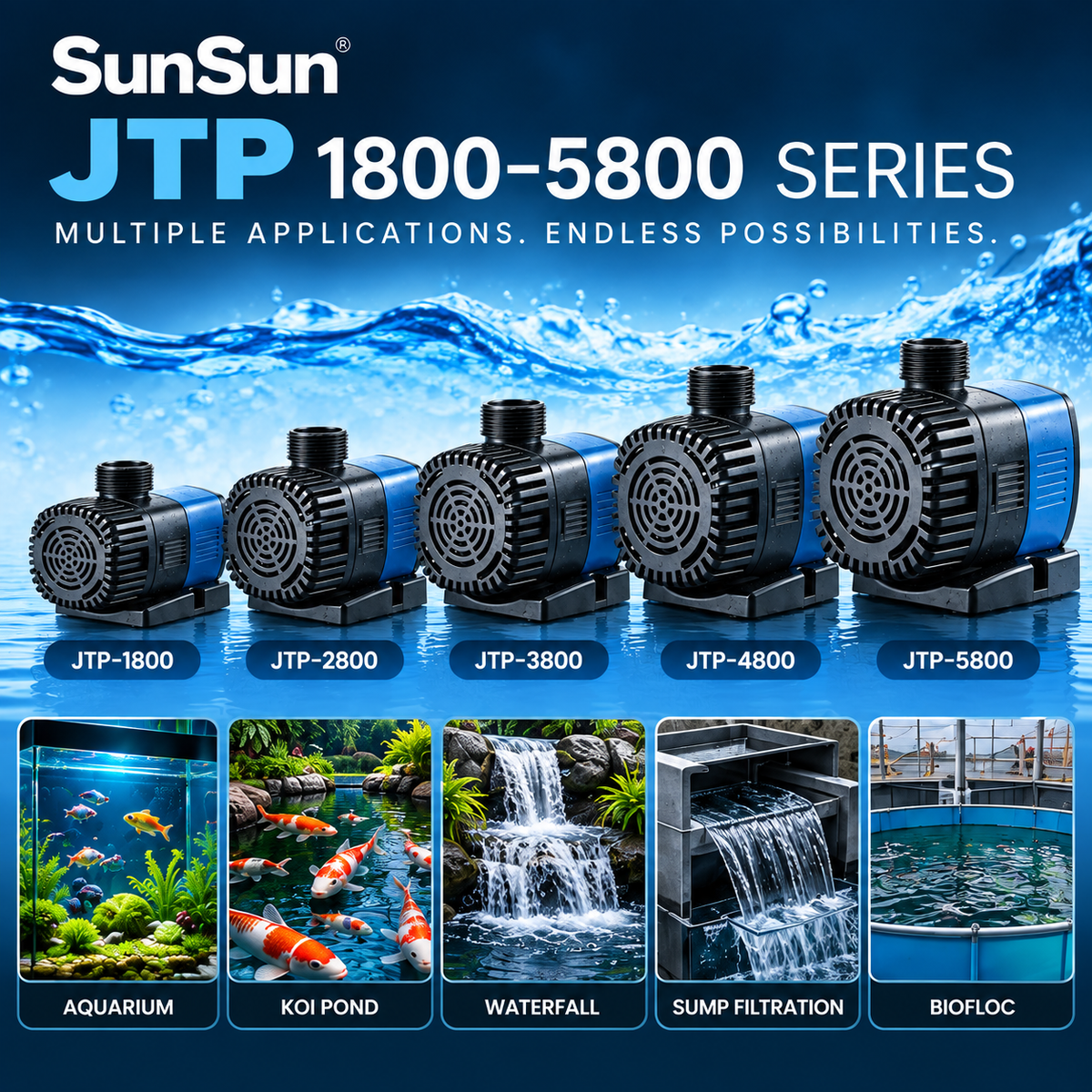 Sunsun Jtp 1800-5800