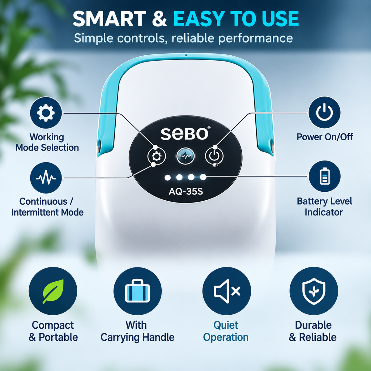 SOBO Ac/Dc AQ series air pump