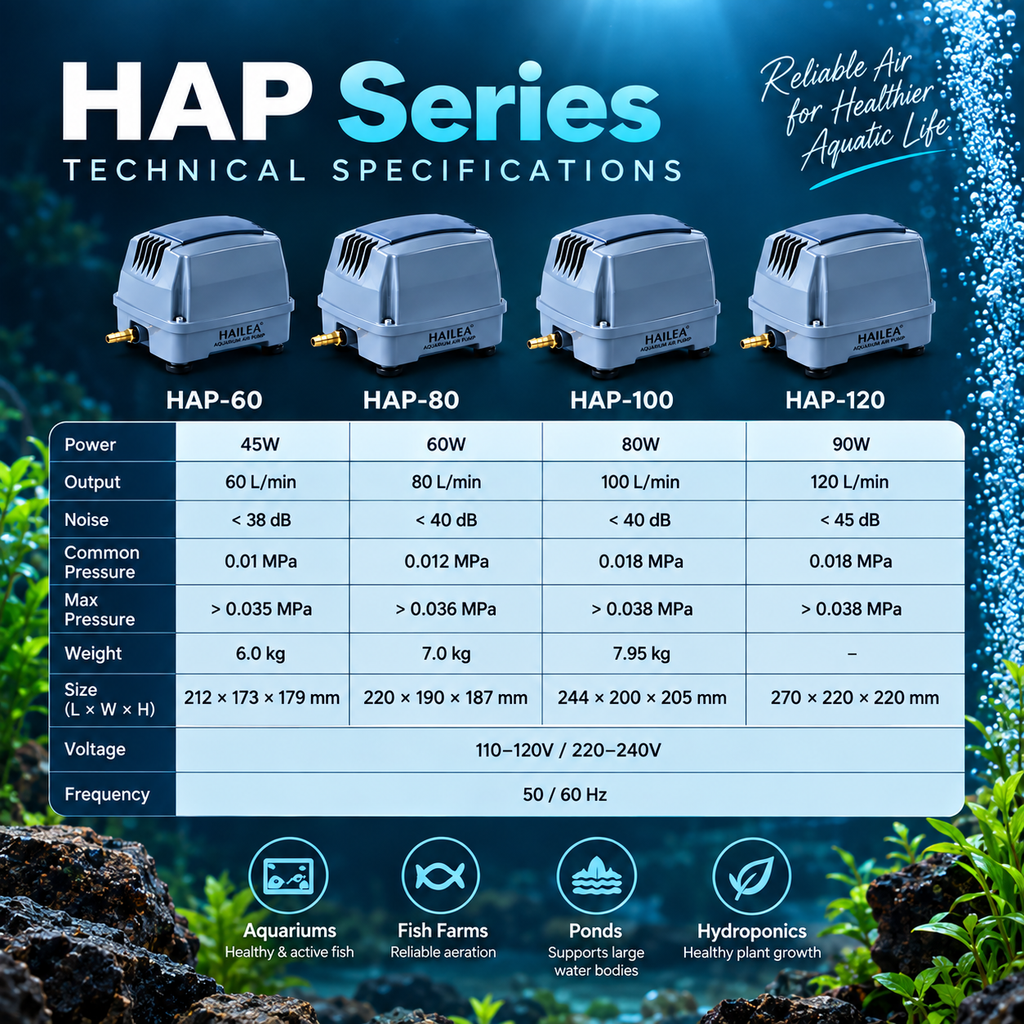 Hailea HAP HI-Blow Air Pump