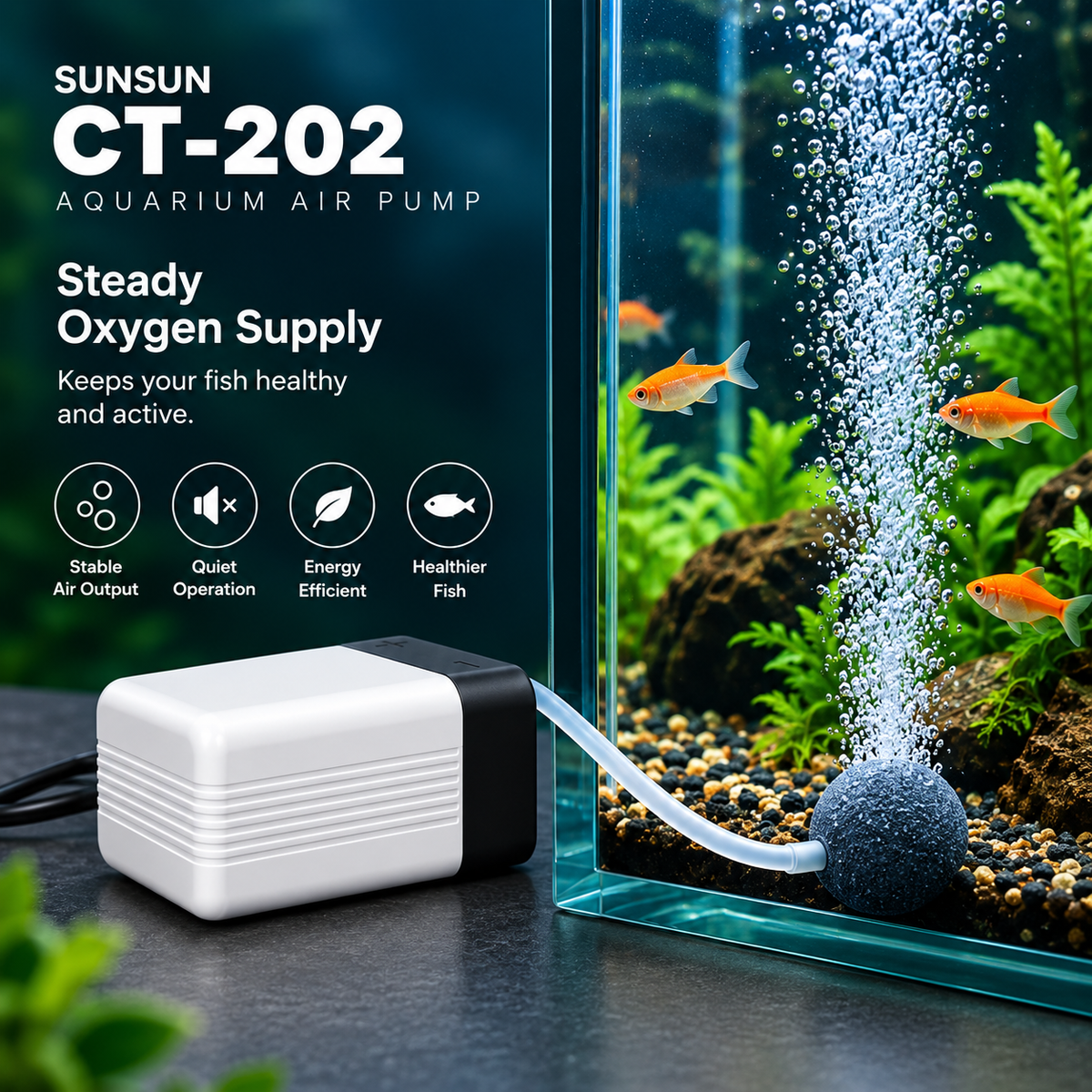 Sunsun CT-202 air pump