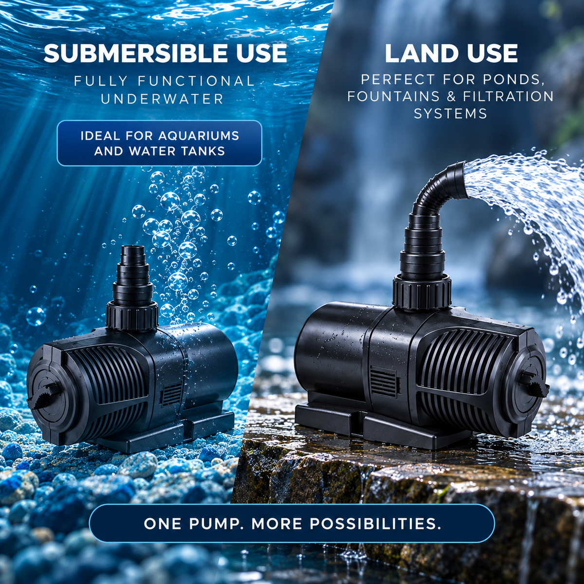 Sunsun Land Amphibian Pump Both For Fresh & Sea Water
