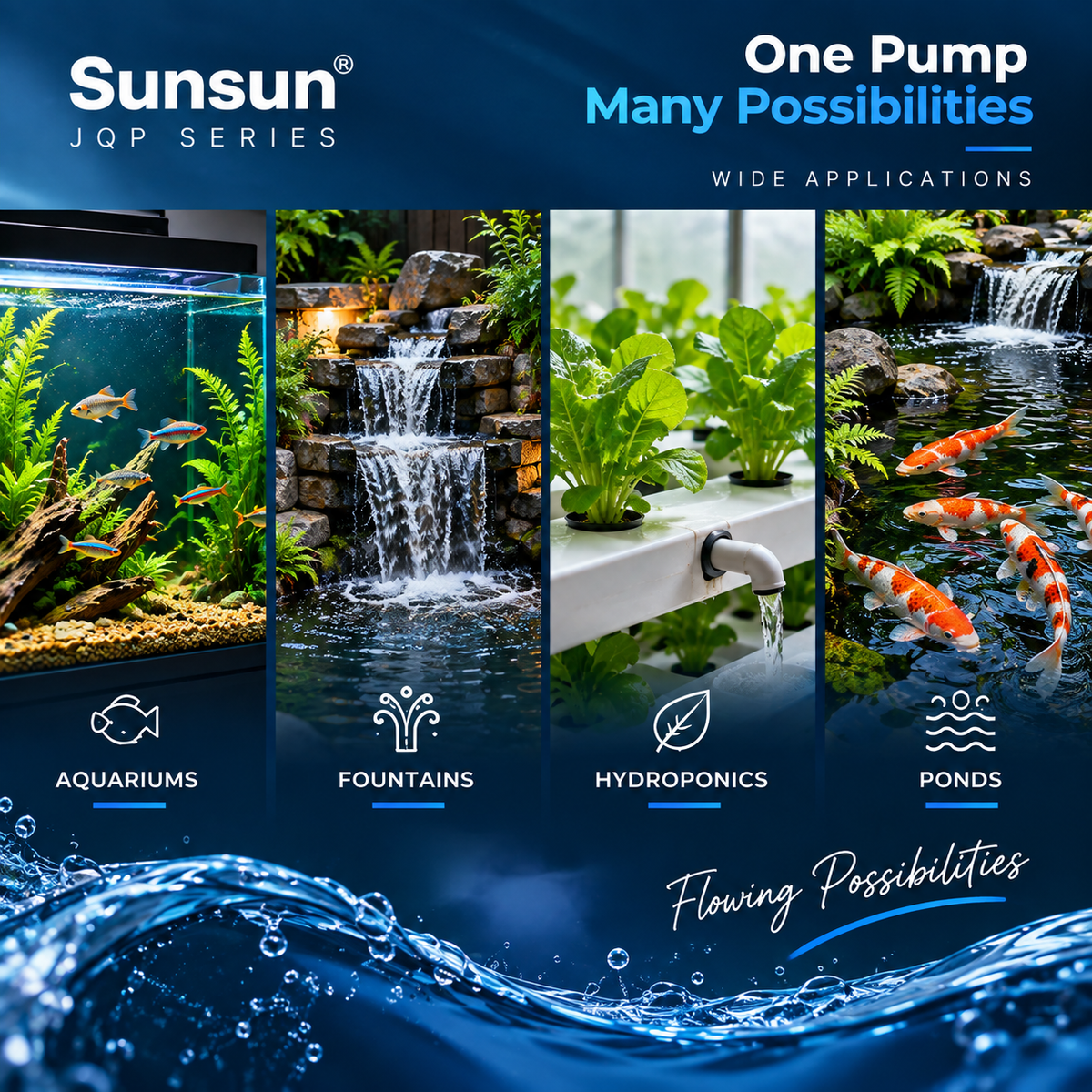 Sunsun Submersible Pump-JQP SERIES