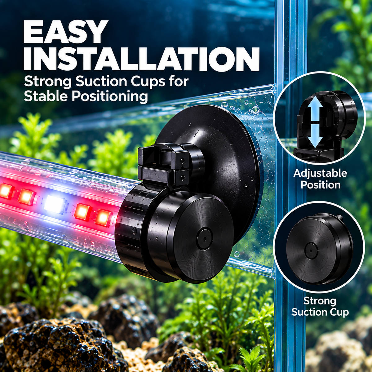 RSElectrical RS-J80 Aquarium Submersible Lamp
