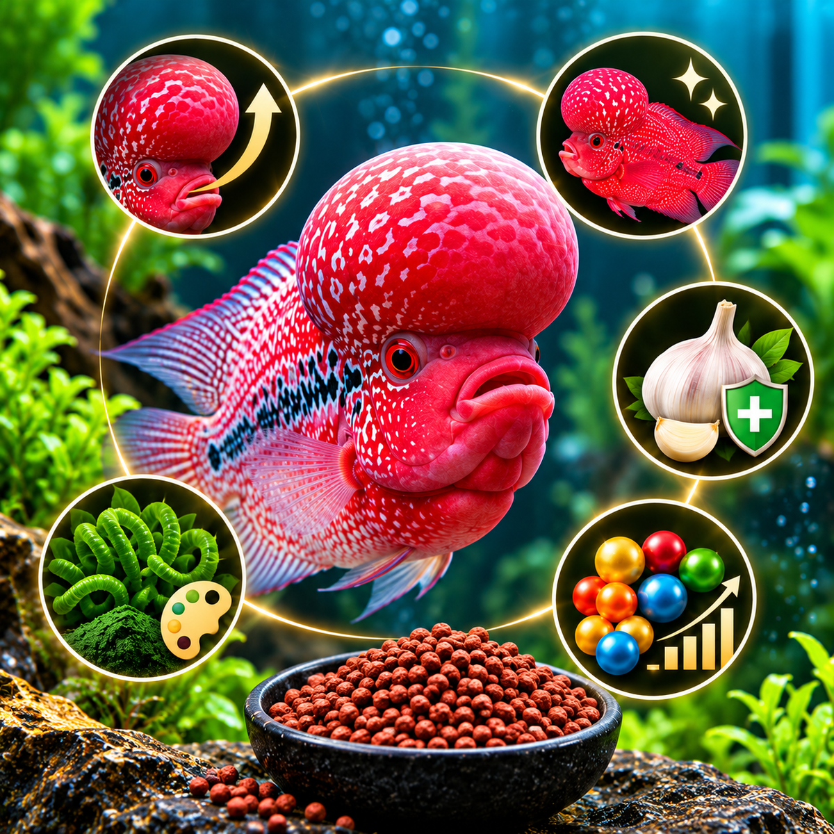Amber Flowerhorn Max pro 100gm