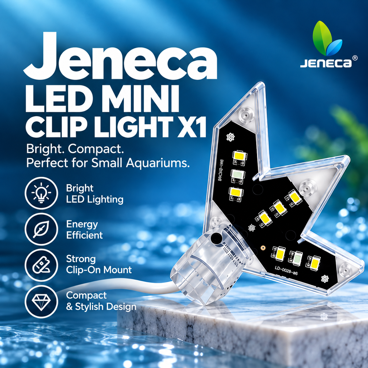Jeneca LED mini clip light X1