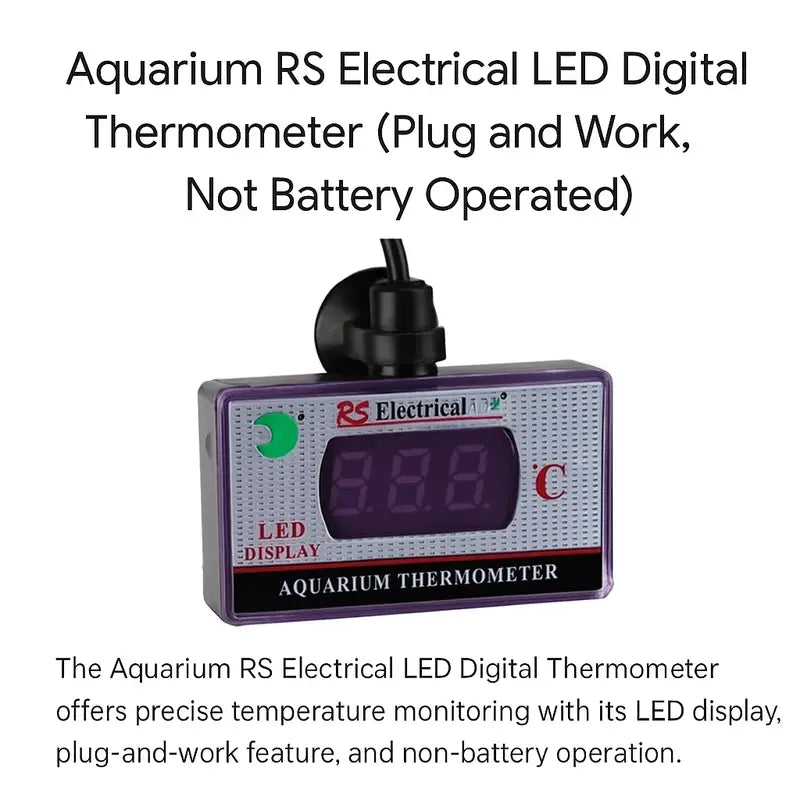 RSElectrical LED display digital thermometer