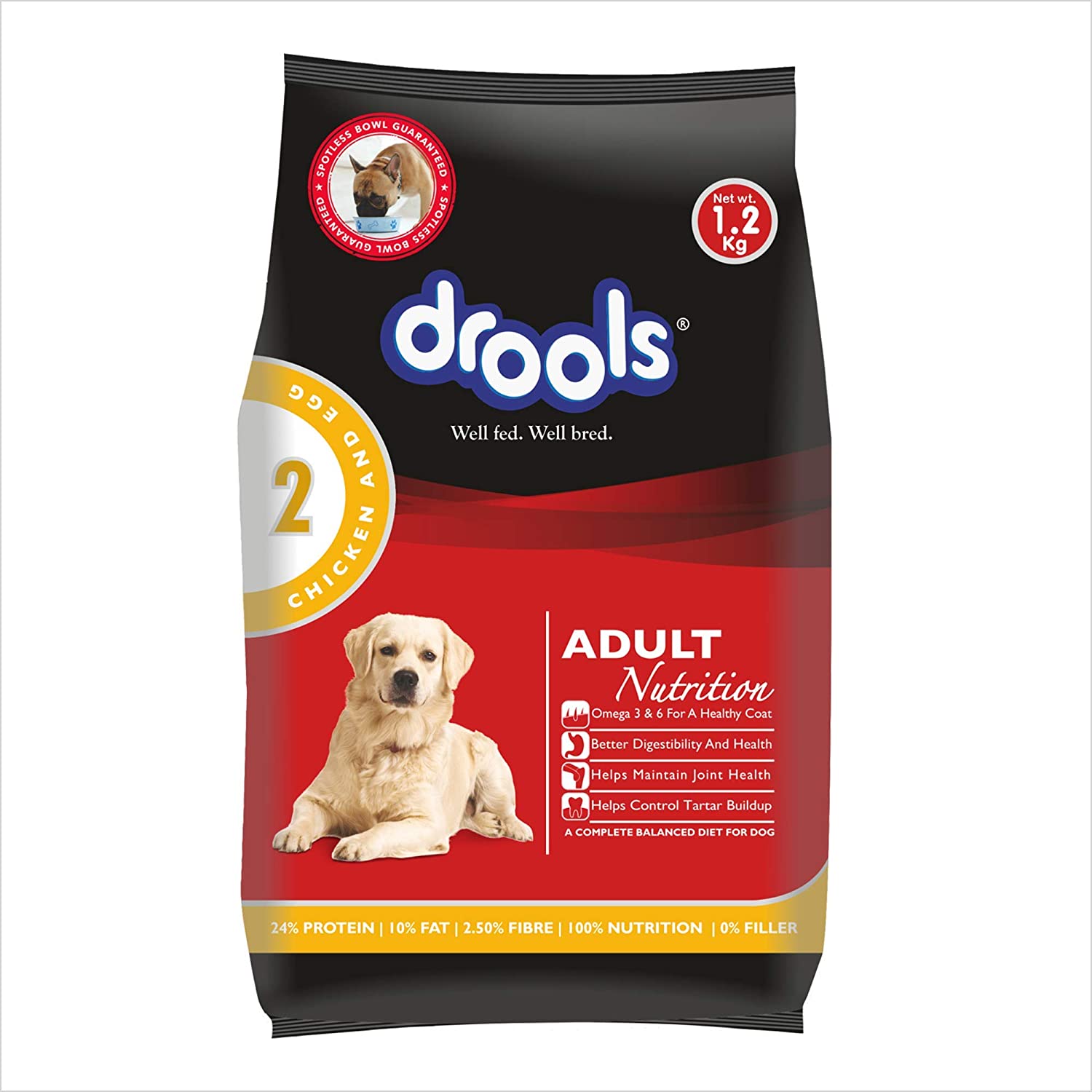 Drools Chicken and egg nutrition for adults and puppy