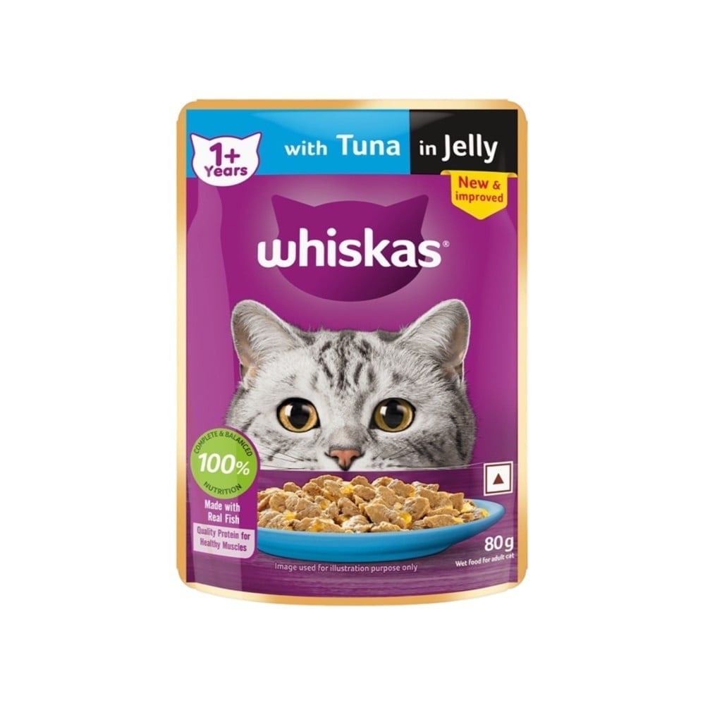 Whiskas wet food for adult cat 80g