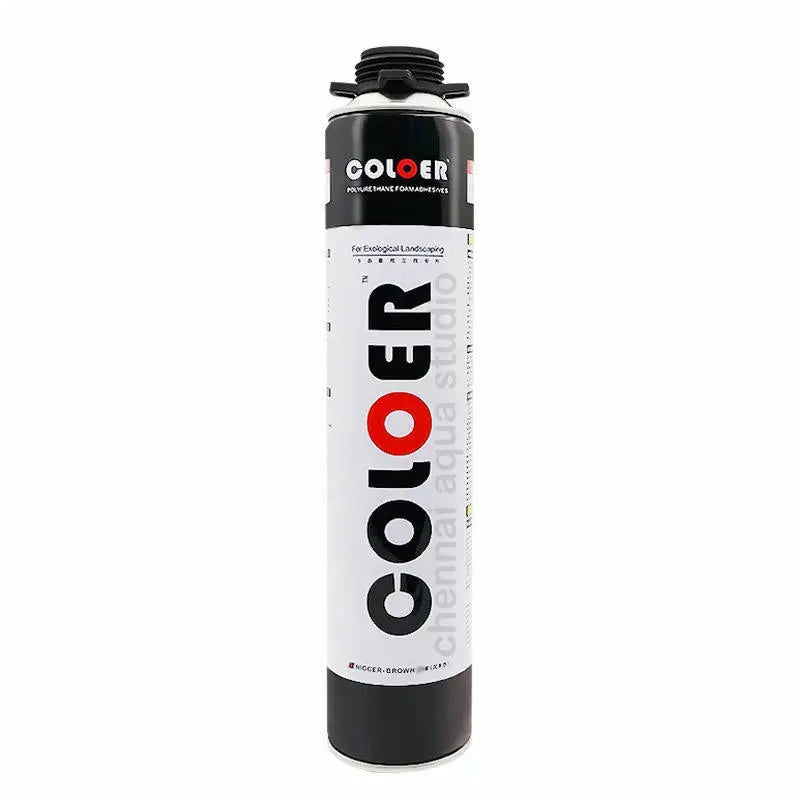 Aquarium Landscape Aquascape COLOER Polyurethane Foam Adhesives for Aquarium and Ecological Landscape (900 Ml Grey) (Spray Foam)