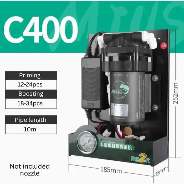 MIUS C400 Professional Rainforest Spray System
