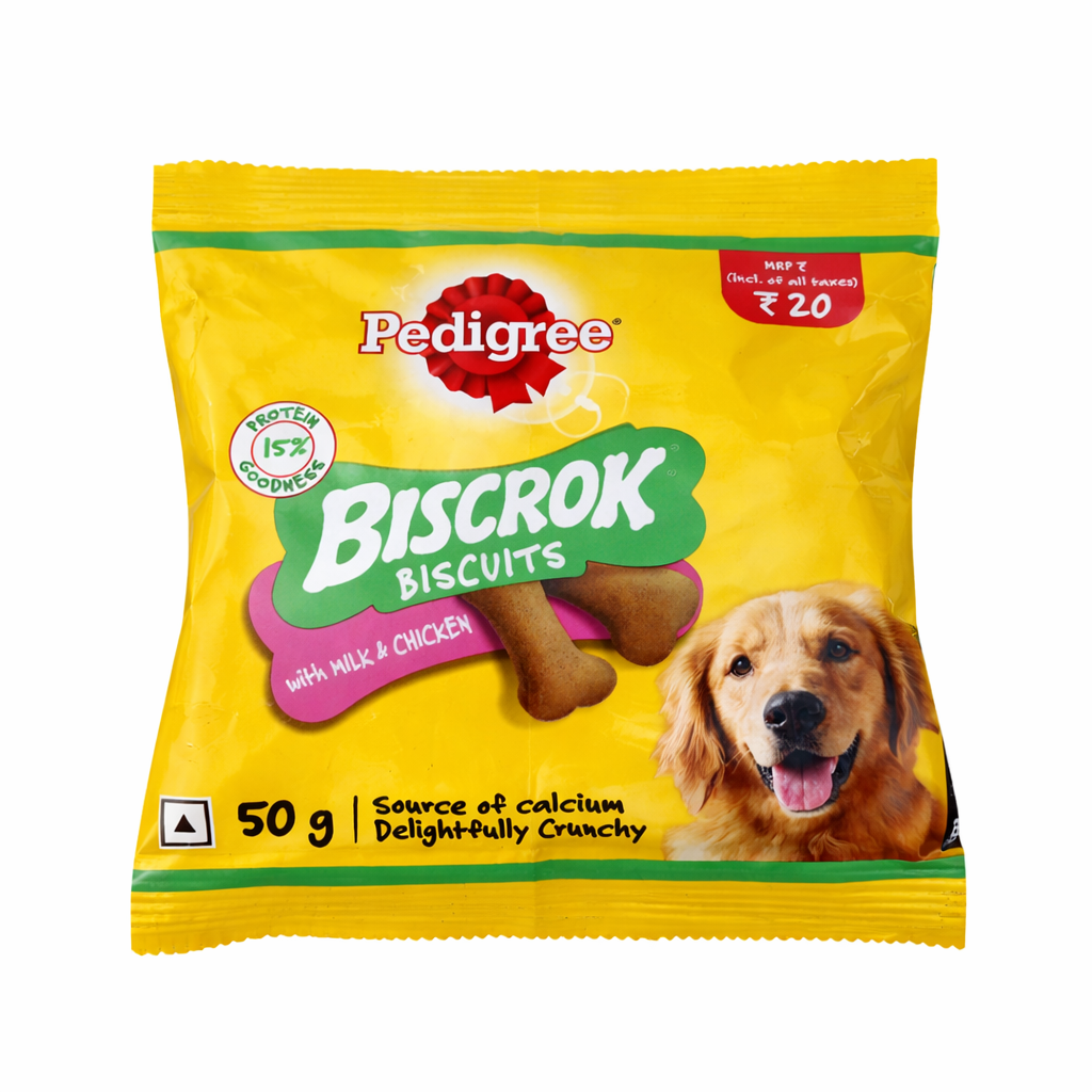 Pedigree Biscrok Biscuits For Dogs 50g