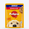 Pedigree Chicken & Liver Chunks In Gravy For Adult & Puppies All Breeds 70g
