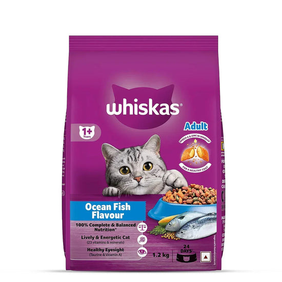 Whiskas adult ocean fish and mackerel flavour