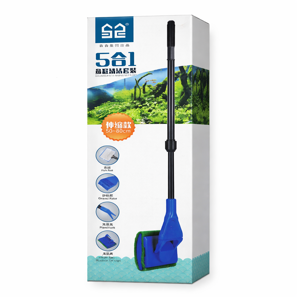 Sensen 5 in 1 aquarium scrapper