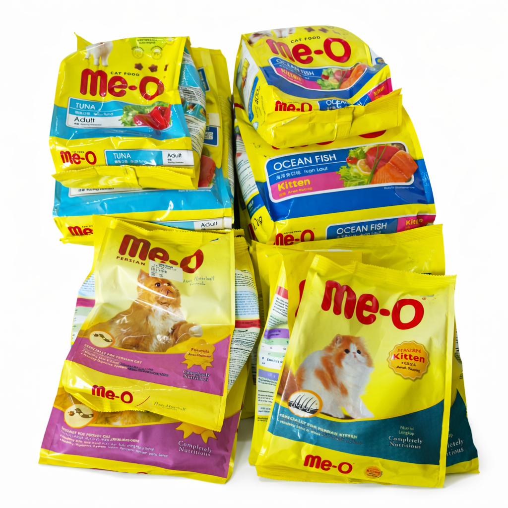 Me-O Cat food 1.1kg and 400gm