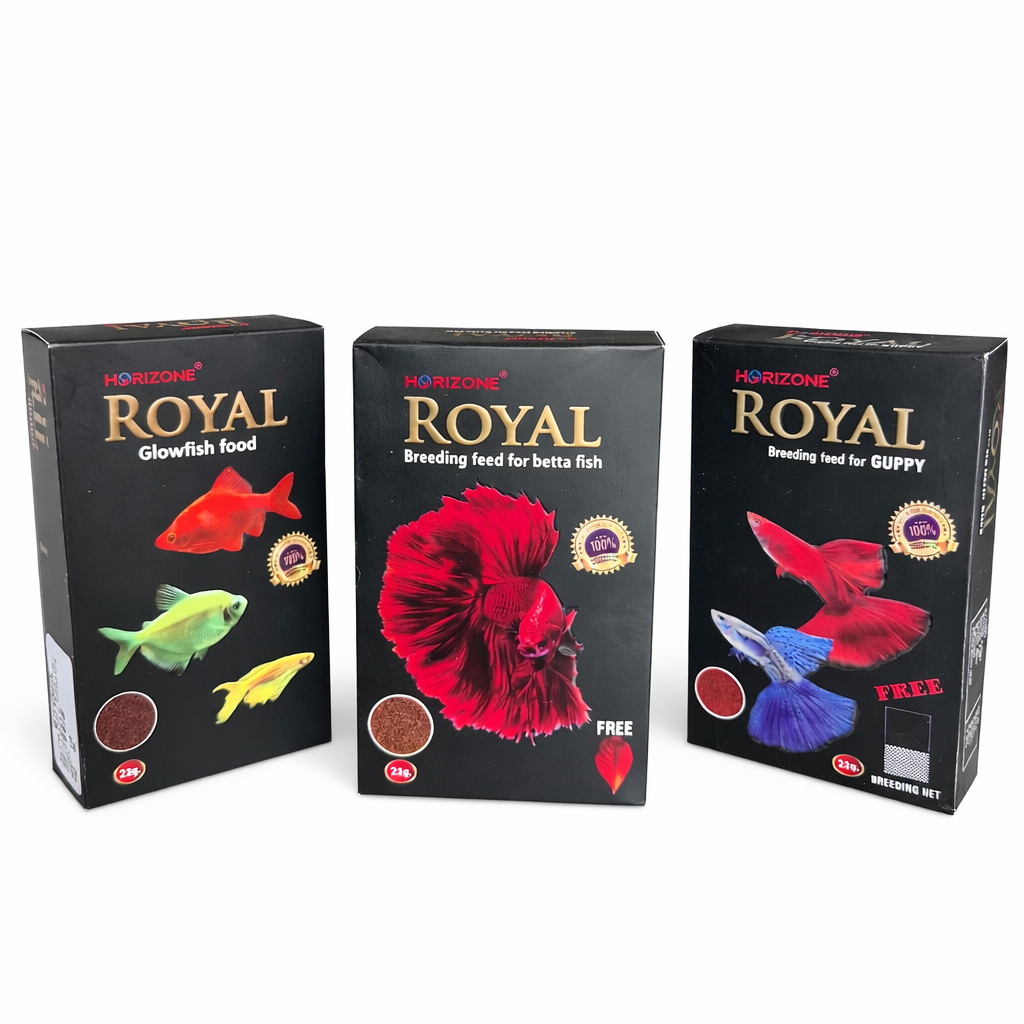 Horizone Royal Guppy,Betta,Glow Fish Food 22gm