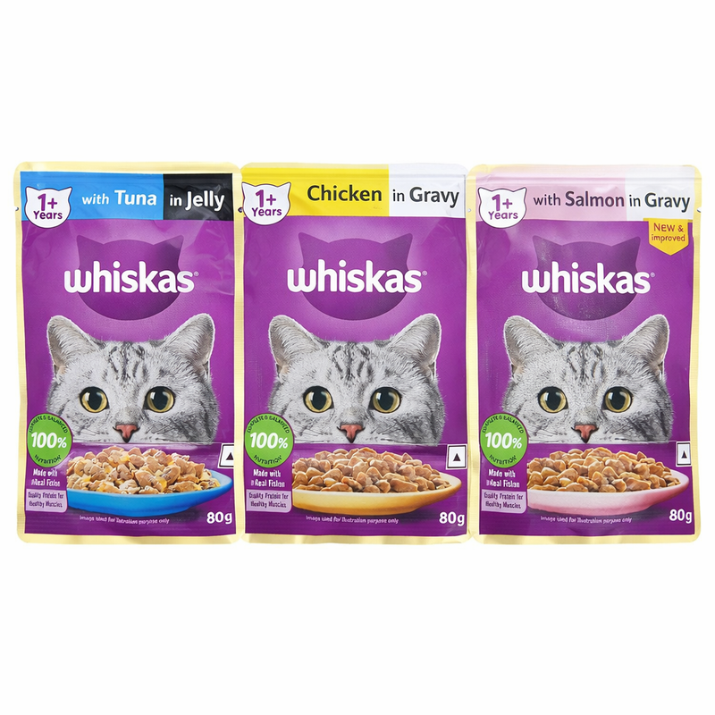 Whiskas wet food for adult cat 80g